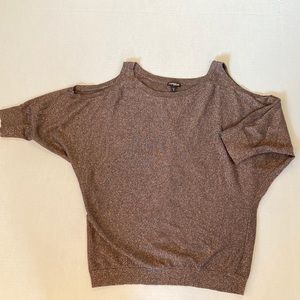 Express cold shoulder sweater